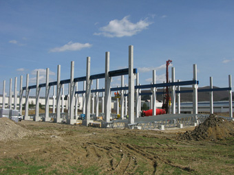 Aufbau von Wasserkraftwerken VVE s.r.o.